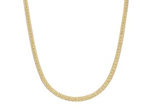 4007810171469 - Collier SMART JEWEL effektvolle Schlauchkette Silber 925 Halsketten Gr 45 cm Silber 925 (Sterlingsilber) goldfarben (gold) Damen