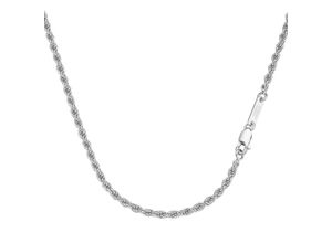 4007810172022 - Silberkette GIORGIO MARTELLO MILANO Kordelkette massiv Silber 925 Halsketten Gr 50 cm Silber 925 (Sterlingsilber) silberfarben (silber) Damen