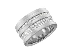 4007810173883 - Silberring GIORGIO MARTELLO MILANO mit weißen Zirkonia Silber 925 Fingerringe Gr 56 Silber 925 (Sterlingsilber) weiß Damen