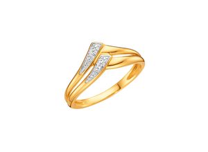 4007810174279 - Fingerring LADY Fingerringe Gr 16 Metall-Gold goldfarben (gelbgold 375) Damen