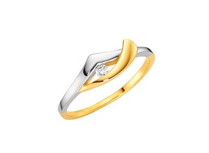 4007810174347 - Fingerring LADY Fingerringe Gr 16 Metall-Gold goldfarben (gelbgold 375) Damen