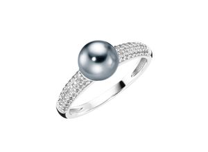 4007810175054 - Fingerring LADY Fingerringe Gr 16 Perlen-Silber 925 (Sterlingsilber) grau Damen