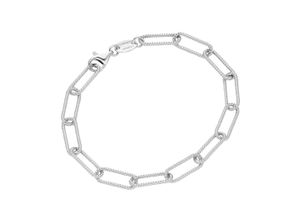 4007810238391 - Armband GIORGIO MARTELLO MILANO Kordel-Optik Silber 925 Armbänder Gr 19 cm Silber 925 (Sterlingsilber) silberfarben (silber) Damen Armbänder Silber