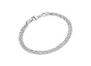 4007810238551 - Armband SMART JEWEL Ankerkette 5-reihig mit Zwischenteilen Silber 925 Armbänder Gr 19 cm Silber 925 (Sterlingsilber) silberfarben (silber) Damen Armbänder Silber