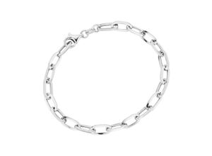 4007810239015 - Armband SMART JEWEL Glieder oval Silber 925 Armbänder Gr 19 cm Silber 925 (Sterlingsilber) silberfarben (silber) Damen