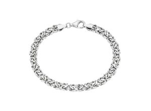 4007810239039 - Armband SMART JEWEL Königskette oval Silber 925 Armbänder Gr 19 cm Silber 925 (Sterlingsilber) silberfarben (silber)