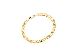 4007810239121 - Goldarmband FIRETTI Schmuck Geschenk Gold 585 Rebhuhnaugen-Kette ca 57 mm breit Armbänder Gr 19 Gelbgold 585 goldfarben (gelbgoldfarben) Damen