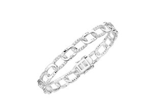 4007810239879 - Armband GIORGIO MARTELLO MILANO mit Zirkonia Silber 925 Armbänder Gr 19 cm Silber 925 (Sterlingsilber) silberfarben (silber) Damen Armbänder Silber