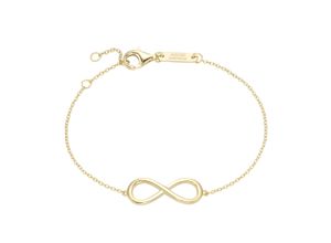 4007810240424 - Armband GIORGIO MARTELLO MILANO Infinity Silber 925 Armbänder Gr 19 cm Silber 925 (Sterlingsilber) goldfarben (gold) Damen