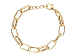 4007810240431 - Armband SMART JEWEL Gliederkette Silber 925 Armbänder Gr 20 cm Silber 925 (Sterlingsilber) goldfarben (gold) Damen Armbänder