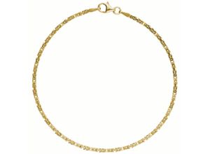 4007810240592 - Armband LUIGI MERANO mit Königsketten Gliederung massiv Gold 375 Armbänder Gr 21 cm Gelbgold 375 goldfarben (gold) Herren Armbänder Gold