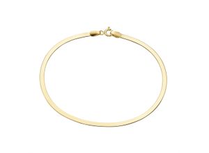 4007810241049 - Armband LUIGI MERANO Heringbonekette Gold 375 Armbänder Gr 19 cm Gelbgold 375 goldfarben (gold) Luigi Merano