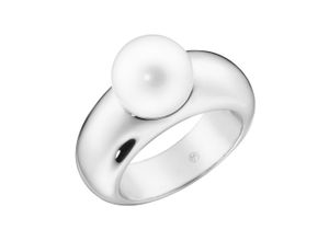 4007810493776 - Silberring GIORGIO MARTELLO MILANO mit Muschelkern-Perle Silber 925 Fingerringe Gr 56 Silber 925 (Sterlingsilber) weiß Damen Fingerringe