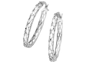 4007810674526 - Paar Creolen FIRETTI Schmuck Geschenk Silber 925 Oval Ohrringe Gr Silber 925 (Sterlingsilber) silberfarben Damen