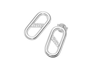 4007810675707 - Paar Ohrstecker GIORGIO MARTELLO MILANO mit Zirkonia Silber 925 Ohrringe Gr Silber 925 (Sterlingsilber) silberfarben (silber) Damen Ohrstecker