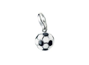 4007810700805 - Charm-Einhänger GIORGIO MARTELLO MILANO Fußball Silber 925 Charms silberfarben (silber) Damen