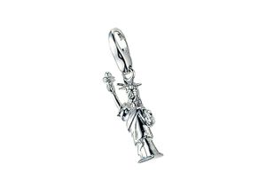 4007810702274 - Charm-Einhänger GIORGIO MARTELLO MILANO Freiheitsstatue Silber 925 Charms silberfarben (silber) Damen