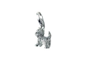 4007810702595 - Charm-Einhänger GIORGIO MARTELLO MILANO Hund Silber 925 Charms silberfarben (silber) Damen