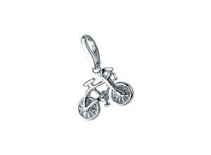 4007810707293 - Charm-Einhänger GIORGIO MARTELLO MILANO Fahrrad Silber 925 Charms silberfarben (silber) Damen