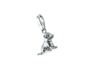 4007810710187 - Charm-Einhänger GIORGIO MARTELLO MILANO Hund sitzend Silber 925 Charms silberfarben (silber) Damen