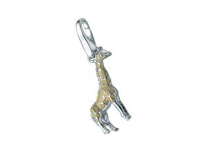 4007810710712 - Charm-Einhänger GIORGIO MARTELLO MILANO Giraffe Silber 925 Charms braun Damen