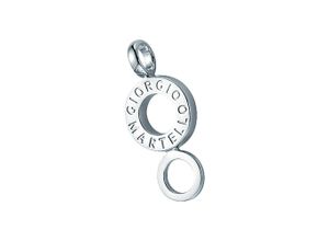 4007810710835 - Charm-Einhänger GIORGIO MARTELLO MILANO Anhänger mit Schriftzug Giorgio Martello Silber 925 Charms silberfarben (silber) Damen