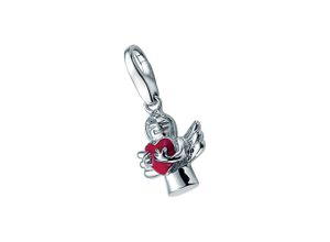 4007810710934 - Charm Engel GIORGIO MARTELLO MILANO Engel mit rotem Herz Silber 925 Charms silberfarben (silber) Damen