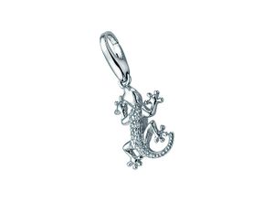 4007810712143 - Charm-Einhänger GIORGIO MARTELLO MILANO Gecko Silber 925 Charms silberfarben (silber) Damen