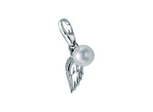 4007810714154 - Charm Flügel GIORGIO MARTELLO MILANO Flügel und Perle Silber 925 Charms silberfarben (silber) Damen