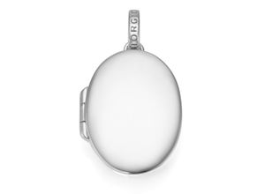 4007810734527 - Medallion-Anhänger GIORGIO MARTELLO MILANO Medaillon oval Silber 925 Schmuckanhänger Gr Onesize Silber 925 (Sterlingsilber) silberfarben (silber) Damen Anhänger