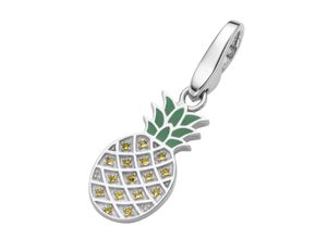 4007810739713 - Charm-Einhänger GIORGIO MARTELLO MILANO Ananas Silber 925 Charms bunt Damen