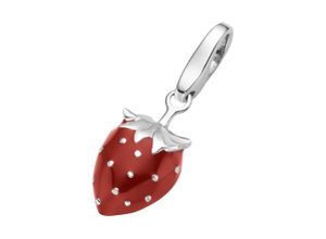 4007810739928 - Charm-Einhänger GIORGIO MARTELLO MILANO Erdbeere Silber 925 Charms rot Damen