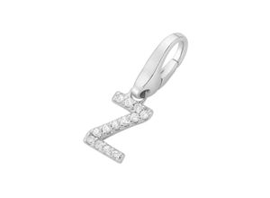 4007810743550 - Charm Buchstabe GIORGIO MARTELLO MILANO Buchstabe Z Zirkonia Steine Silber 925 Charms weiß Damen