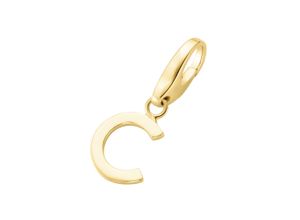 4007810744076 - Charm Buchstabe GIORGIO MARTELLO MILANO Buchstabe C Silber 925 Charms goldfarben (gold) Damen