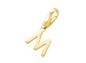 4007810744175 - Charm Buchstabe GIORGIO MARTELLO MILANO Buchstabe M Silber 925 Charms goldfarben (gold) Damen 4007810744175 - Charm Buchstabe GIORGIO MARTELLO MILANO Buchstabe M Silber 925 Charms goldfarben (gold) Damen