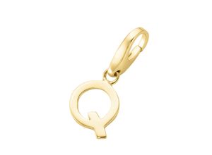 4007810744212 - Charm Buchstabe GIORGIO MARTELLO MILANO Buchstabe Q Silber 925 Charms goldfarben (gold) Damen