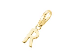 4007810744229 - Charm Buchstabe GIORGIO MARTELLO MILANO Buchstabe R Silber 925 Charms goldfarben (gold) Damen