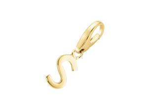 4007810744236 - Charm Buchstabe GIORGIO MARTELLO MILANO Buchstabe S Silber 925 Charms goldfarben (gold) Damen