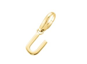 4007810744267 - Charm Buchstabe GIORGIO MARTELLO MILANO Buchstabe U Silber 925 Charms goldfarben (gold) Damen