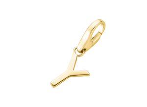 4007810744298 - Charm Buchstabe GIORGIO MARTELLO MILANO Buchstabe Y Silber 925 Charms goldfarben (gold) Damen