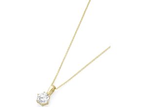 4007810985516 - Kette mit Anhänger FIRETTI Schmuck Geschenk Gold 375 Halsschmuck Halskette Goldkette Ankerkette Halsketten Gr Gelbgold 375 Länge 45 cm gelb (gelbgold 375 weiß) Damen Ketten mit Anhänger zu Kleid Shirt Jeans Sneaker Anlass Geburtstag Weihnachten