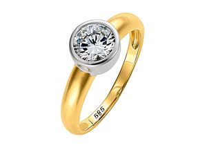 4007810988920 - Fingerring LADY Fingerringe Gr 16 Metall-Metall goldfarben (gelbgold 585) Damen Fingerringe