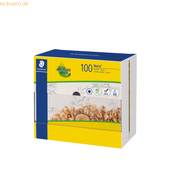 4007817011393 - STAEDTLER Bleistift sechseckig 100er Display Härtegrad HB Minenstärke ca 2 mm gelb schwarz lackiert - 1 Stück (120HBCA1 P) 4007817011393 - STAEDTLER Bleistift sechseckig 100er Display Härtegrad HB Minenstärke ca 2 mm gelb schwarz lackiert - 1 Stück (120HBCA1 P)