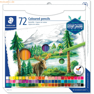 4007817052242 - STAEDTLER Buntstift Design Journey 72er Kartonetui Sechskantstift Minenstärke 29 mm weiche Mine für - 1 Stück (146C C72) 4007817052242 - STAEDTLER Buntstift Design Journey 72er Kartonetui Sechskantstift Minenstärke 29 mm weiche Mine für - 1 Stück (146C C72)