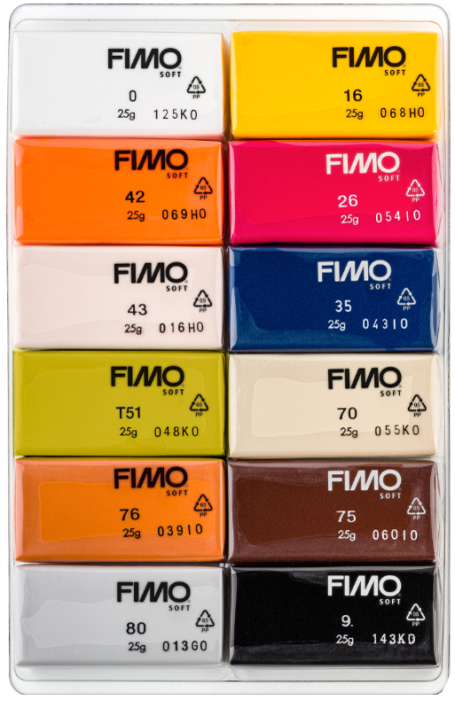 4007817053430 - STAEDTLER Modelliermasse Fimo Modeliermasse Natural Set 8023 C12-4