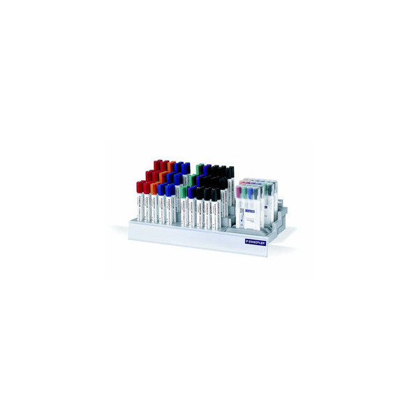 4007817074435 - STAEDTLER Lumocolor Whiteboard-Marker 351 6er Etui Strichstärke 20 mm Rundspitze nachfüllbar DRY SAFE - 1 Stück (351 WP6-1)