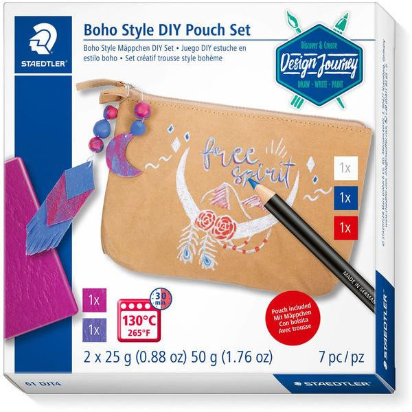 4007817075517 - STAEDTLER Trendset Design Journey Boho Style Set Set zum Verschönern eines Schreibmäppchens - 1 Stück (61 DJT4)