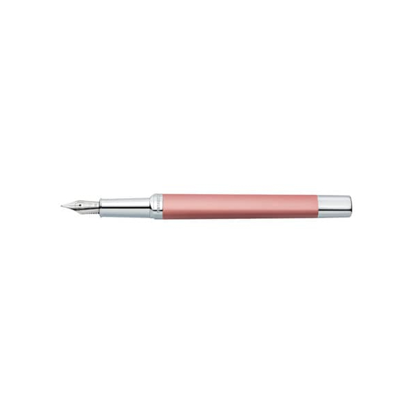 4007817079447 - STAEDTLER Füllhalter triplus Federbreite M rosé Vollmetall-Schaft ergonomische Dreikantform mit Clip & - 1 Stück (474 M20-3)