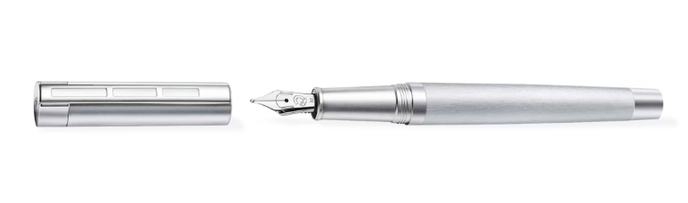 4007817094150 - Füllfederhalter Initium Metallum M - Silber 14 cm - Inklusive luxuriöser Geschenkbox 4007817094150 - Füllfederhalter Initium Metallum M - Silber 14 cm - Inklusive luxuriöser Geschenkbox