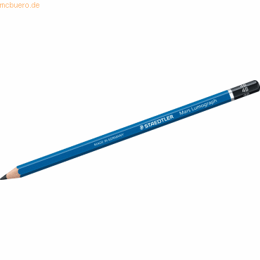 4007817104071 - Bleistift Mars Lumograph 100-4B blau 25mm 4B 4007817104071 Staedtler